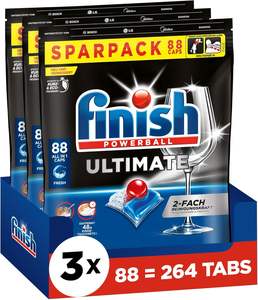 Tablettes lave-vaisselle Finish Ultimate Fresh - Tablettes lave-vaisselle pour un nettoyage ultime, pack économique de 264 tablettes (3 x 88 tablettes) - Product Image 5