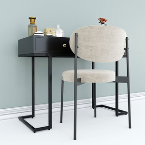 Modern Design <b>Dressing</b> <b>Table</b> BTD68046 with 2 Drawers Stainless Steel Iron Legs <b>for</b> Living Room or Salon Featuring Glass <b>Storage</b> - Product Image 3
