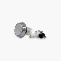 Bouton poussoir oblique avec lumière LED et micro-interrupteur (lot de 2)