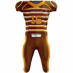 Uniforme de football américain à manches courtes respirant personnalisé pour équipe internationale de conception nouvelle et haute performance - Product Image 5