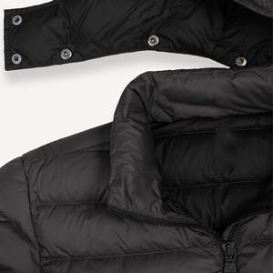 Chaqueta Acolchada Personalizada para la Temporada de Invierno, Chaqueta Negra Ligera para Hombre de Alta Demanda con Impresión de Logotipo OEM - Product Image 5