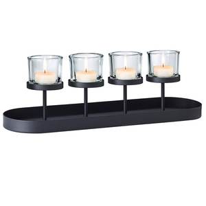 Portavelas de Metal con Diseño Rectangular, Decoración para el Hogar, Soporte de Mesa, Color Negro Pulverizado, Venta al Por Mayor - Product Image 6