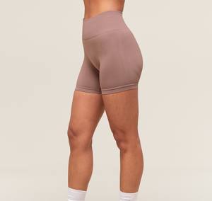 กางเกงกีฬาขาสั้นสำหรับผู้หญิงกางเกงขาสั้นผ้าสเวตสีพื้นสวมใส่สบายสำหรับ2025 - Product Image 3