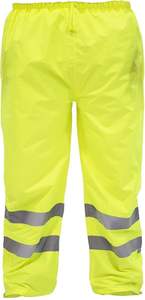 <b>Men's</b> Lightweight High <b>Waist</b> Industrial Work Pants Waterproof PPE Safety Clothing <b>Elastic</b> <b>Waist</b> Closure Thick Fabric <b>Trousers</b> - Product Image 4