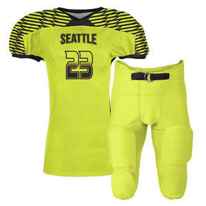 Guantes City, Uniforme de Fútbol Americano, Jersey Integrado de Manga Corta, Pantalones de Protección 100% Poliéster para Entrenamiento y Partido - Product Image 4