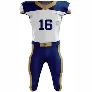 Camisetas y Pantalones Cortos de Fútbol Americano Cómodos y Transpirables, Logotipo Bordado Sublimado Personalizado, Protección UV, Absorción de Humedad - Product Image 2