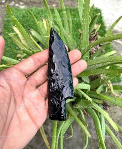 Cuchillos de Obsidiana Negra Tallados a Mano al Mejor Precio - Cuchillas para Sanación Ritual y Exhibición, Cuchillo de Piedra de Cristal, Regalo Decorativo para Altar Espiritual - Product Image 3