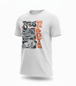 T-shirt en gros avec crâne de dinosaure T-REX - T-shirt graphique 'Roi de la terre' - Coton gris foncé délavé vintage - Col rond - Product Image 2