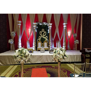 Decoración de boda india, Mandap abierto, estilo tradicional de boda, elegante, de temática de boda india - Product Image 1