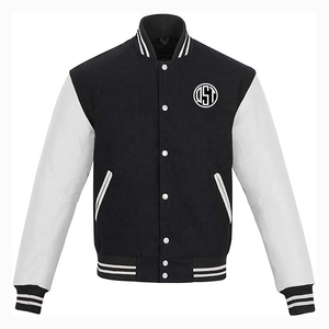 2025 Customized Best Design Top Design <b>Men</b> Clothing Varsity Letterman Patchwork College Baseball Bomber <b>Jacket</b> For <b>Men</b> - Product Image 1