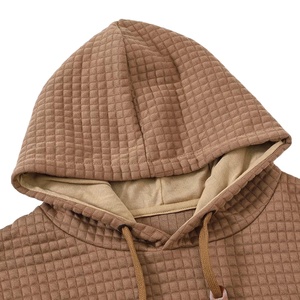 Vente en gros New Heavyweight Vintage Distressed Hoodie Hommes Lourd Lâche Lavé Blanc Hoodies Unisexe 2026 - Product Image 2