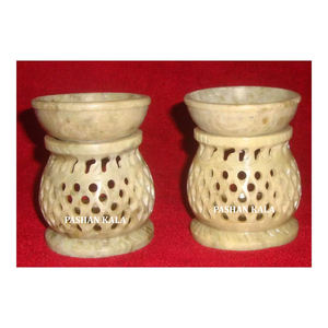 Brûleur à mazout en stéatite naturelle fait à la main Matériau de qualité supérieure Couleur naturelle Meilleur design unique utilisé pour la décoration de la maison - Product Image 1