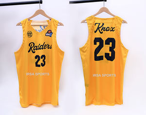 Uniforme de basket-ball léger de haute qualité IRSA SPORTS, maillot et short personnalisés par sublimation, modèle IS-301, usine OEM ODM - Product Image 3