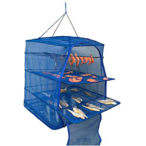 35*35*65cm 50*50*95cm 3 couches Cage de séchage du poisson <span class=keywords><strong>Anti</strong></span> moustique suspendu étendoir filet pour fruits de mer/fruits/légumes filet - Product Image 5