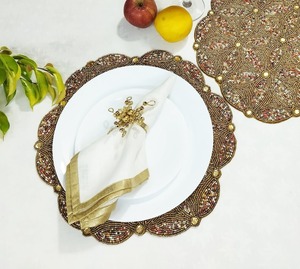 Sets de table en perles de tortue artisanales pour table à manger, décoration de mariage, Noël, rassemblement familial, chemins de table très vendus - Product Image 5