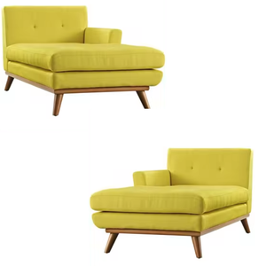Sofá de hotel de diseño moderno hecho a mano con precio al por mayor directo con chaise lounge de tela de Indonesia para uso en dormitorio, superventas - Product Image 2