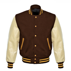 Custom Made Men's Varsity Jackets Premium Quality with Stand Collar and Long Sleeves Winter Design CollegeBaseballjacket for men - Product Image 3