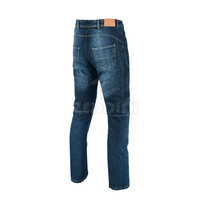 Jean décontracté pour homme en denim respirant, couleur unie, délavage moyen, taille mi-haute, coupe droite, pour l'été, le printemps et l'automne, style streetwear, haute qualité, en promotion