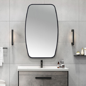 Cadre de miroir en aluminium argenté doré noir personnalisé, best-seller, pour usage domestique et industriel, pour hôtels et miroirs suspendus - Product Image 1