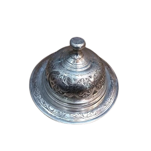 Beurrier de service en acier inoxydable avec travail martelé Beurrier de cuisine de luxe de qualité personnalisée - Product Image 2