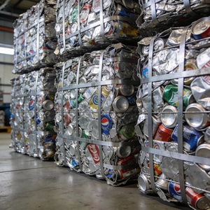 เศษกระป๋องอะลูมิเนียม UBC สะอาด คัดแยก กระป๋องเครื่องดื่มใช้แล้ว บีบอัดเป็นก้อนพร้อมส่งออก - Product Image 1