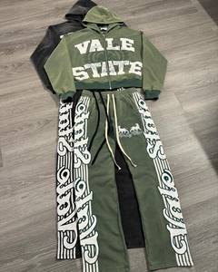 กางเกงวิ่งขายาวและชุดเสื้อฮู้ดกางเกงเอวลอยแบบซ้อนกันได้พิมพ์ลายดิจิทัลแบบ3D ออกแบบได้ตามที่ต้องการน้ำหนักมากออกแบบได้ตามต้องการ - Product Image 5