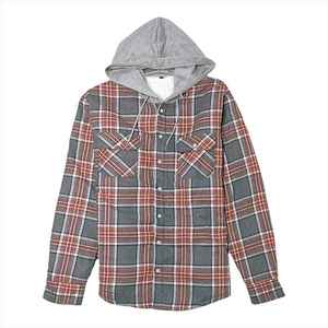 Chaqueta con Capucha de Forro Polar Premium para Hombre, Chaqueta de Franela Gruesa con Cremallera Completa, Chaqueta Camisa a Cuadros para Invierno, Clima Frío - Product Image 6