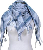 Écharpe tactique moderne en coton 100% Shemagh Keffiyeh Arafat unisexe, respirante et fonctionnelle, prête pour le désert