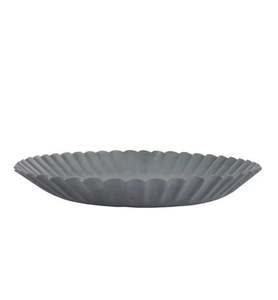 Plateau de service pour décoration de mariage et décoration intérieure, style vintage moderne, rond galvanisé - Product Image 6