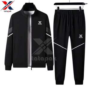 100% Cotton Knitted Winter <b>Vintage</b> Sport Wear Quick Dry Solid Pattern Men's Hoodie <b>Sweatshirt</b> Set 240g Export Quality Standard - Product Image 4