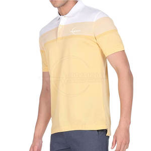 Polo T-shirt Homme Personnalisé OEM à Séchage Rapide Manches Courtes 2026 100% Coton Motif Uni 220 Grammes Vente en Gros - Product Image 3