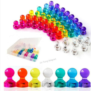 Colorful Strong Neodymium Magnet Push Pins Whiteboard Thumbtack Pin Cones Permanent <strong>Magnetic</strong> Whiteboard Magnets - Product Image 2