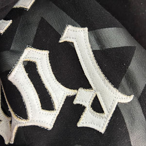 Heavyweight 100% algodón personalizado 3D bordado Logo de gran tamaño Jogger pantalones de chándal acampanados y Zip Up Hoodie Set hombres - Product Image 6