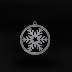 Decorazione per Albero di Natale Fiocco di Neve a Forma di Stella - Product Image 2