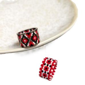 Anillos de dedo de cuentas de semillas para niñas y adolescentes anillos de dedo de cuentas de semillas hechos a mano con diseño personalizado - Product Image 5