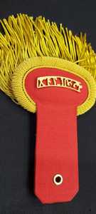 อินทรธนูทองขอบแดงทองทำจากผ้าทองเหลืองออกแบบให้เป็นแผ่นรองไหล่อุปกรณ์ป้องกันภัยส่วนบุคคล - Product Image 2