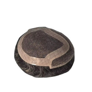 Peluca de Cabello Humano Taz Hair BD, Ondulado, Prótesis Capilar, 100% Cabello Remy Chino, con Frente de Encaje y Base Mono - Product Image 3