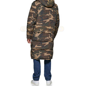 Chaqueta Parka Casual con Capucha Larga, Impermeable, para Hombre, con Logotipo Personalizado, de Alta Calidad y Bajo Precio, Talla Grande - Product Image 2