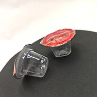 Gobelet de communion jetable de 25 g en plastique PP, gobelet à vin ou à jus avec couvercle d'étanchéité personnalisé