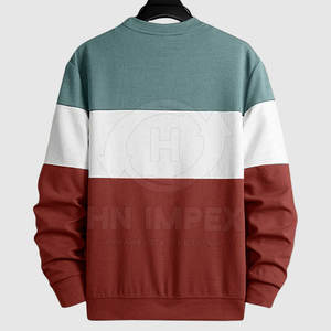 Sudaderas de invierno para hombre ligeras e informales OEM, nuevo diseño de forro polar, transpirable, holgado, de poliéster/algodón - Product Image 2