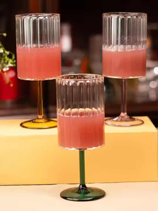 Copa elegante vintage Bloom, perfecta para vino blanco, agua y comedor diario o formal, lujo asequible - Product Image 2