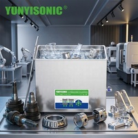 33kHz Industrial-grade Commercial Electric Ultrasonic Cleaner Power Sweep Function Laboratory Glassware PCB Components CE New