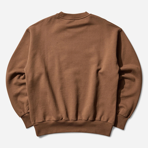 Sudadera de cuello redondo de algodón de talla grande, Jersey holgado de manga larga Unisex, alternativa básica informal - Product Image 2