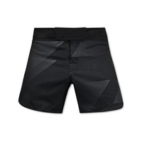 Short professionnel MMA Short de jeu extensible dans les 4 sens Logo personnalisé Impression par sublimation Motif solide Motif de tissage non tissé