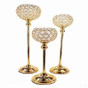 เชิงเทียนคริสตัลเคลือบเงาแบบทันสมัยเชิงเทียนตกแต่งมาตรฐานสำหรับงานแต่งงานอุปกรณ์ให้แสงสว่าง - Product Image 5