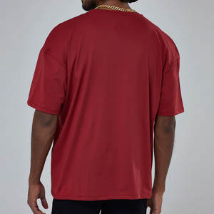 Camisetas personalizadas al por mayor de alta calidad para jóvenes, 220 gramos, 100% algodón, lisas, para hombre, corte regular, para gimnasio. - Product Image 3