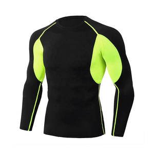 เสื้อรัดรูปแขนยาวสำหรับผู้ชายเสื้อกีฬากิจกรรมออกกำลังกายกลางแจ้งลำลอง - Product Image 5