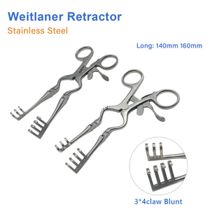 Retractor Manual Weitlaner, Certificado CE ISO13485, Juego de Instrumentos Autoestables de Acero Inoxidable, Clase III, Ortopedia Veterinaria 1 - Product Image 3