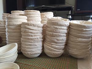 Panier à pain personnalisé fait à la main Panier de fermentation pain rotin Ensembles Akina - Product Image 3