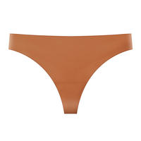 Culottes invisibles sexy pour femmes, en tricot, taille mi-haute, en nylon et élasthanne doux, écologiques, séchage rapide, sans coutures, décontractées et formelles